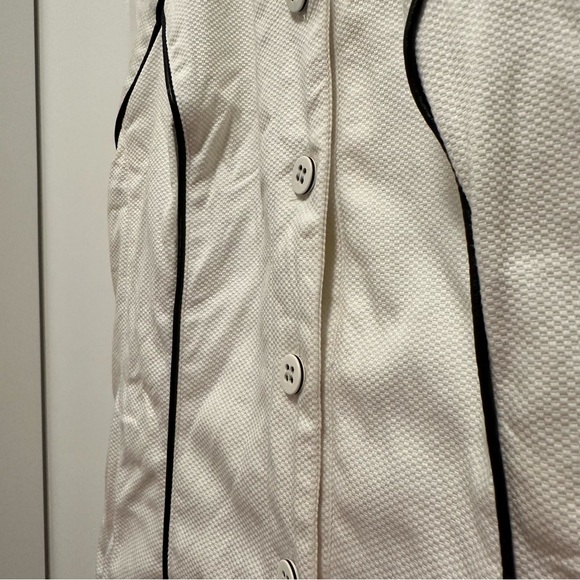 Vintage BeBe y2k tennis halter dress ruffles button front - Picture 15 of 15